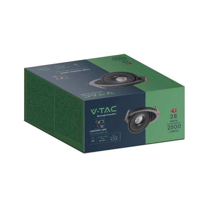 V-TAC LED Foco Ajustable - IP20 - 28W- 2500 Lumens - 3IN1-extra-8.webp