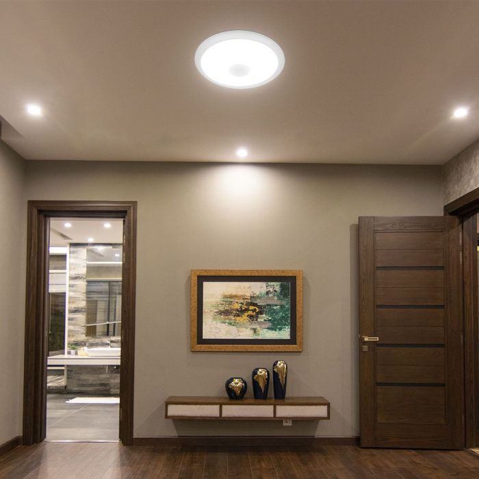 V-TAC LED Luz Techo - Samsung - Sensor PIR - IP20 - Blanco - 12W - 900 Lumens - 3IN1-extra-1.webp