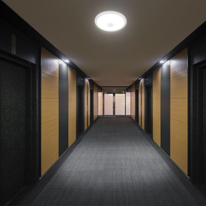 V-TAC LED Luz Techo - Samsung - Sensor PIR - IP20 - Blanco - 12W - 900 Lumens - 3IN1-extra-2.webp