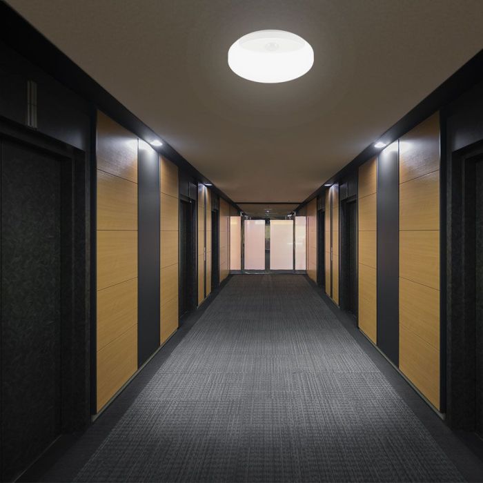 Aplique LED V-TAC - Sensor PIR - Samsung - IP44 - Blanco - 15W- 1300 Lumens - 3IN1-extra-2.webp