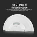 Aplique LED V-TAC - Sensor PIR - Samsung - IP54 - Blanco - 10W - 900 Lumens - 4000K-extra-3.webp