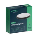 V-TAC LED Plafón redondo - IP44 - Negro - 24W - 2400 Lumens - 4000K - 295MM-extra-7.webp