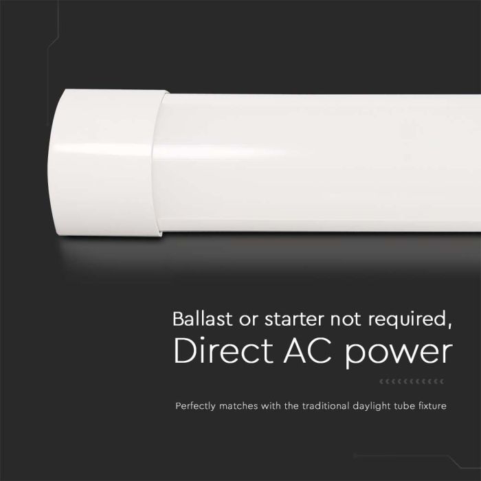 Regleta Prismática LED V-TAC - Samsung - 120lm/w - IP20 - Blanca - 40W - 4800 Lúmenes - 6500K - 120CM-extra-5.webp