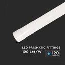 Regleta Prismática LED - 120lm/w - IP20 - Blanca - 20W - 2400 Lumens - 6500K - 56.6CM-extra-4.webp