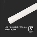 Regleta Prismática LED - 120lm/w - IP20 - Blanca - 40W - 4800 Lumens - 4000K - 120CM-extra-5.webp