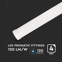 Regleta Prismática LED - Samsung - 120lm/w - IP20 - Blanca - 40W - 4800 Lúmenes - 6500K - 120CM  - Pack de 2-extra-4.webp