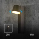 Aplique LED Giratorio V-TAC - IP20 - Negro - 8W- 900 Lumens - 3000K-extra-7.webp