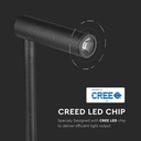 V-TAC LED Lámpara de pared- Side Light - IP20 - Negro - 3W - 150 Lumens - 3000K-extra-5.webp