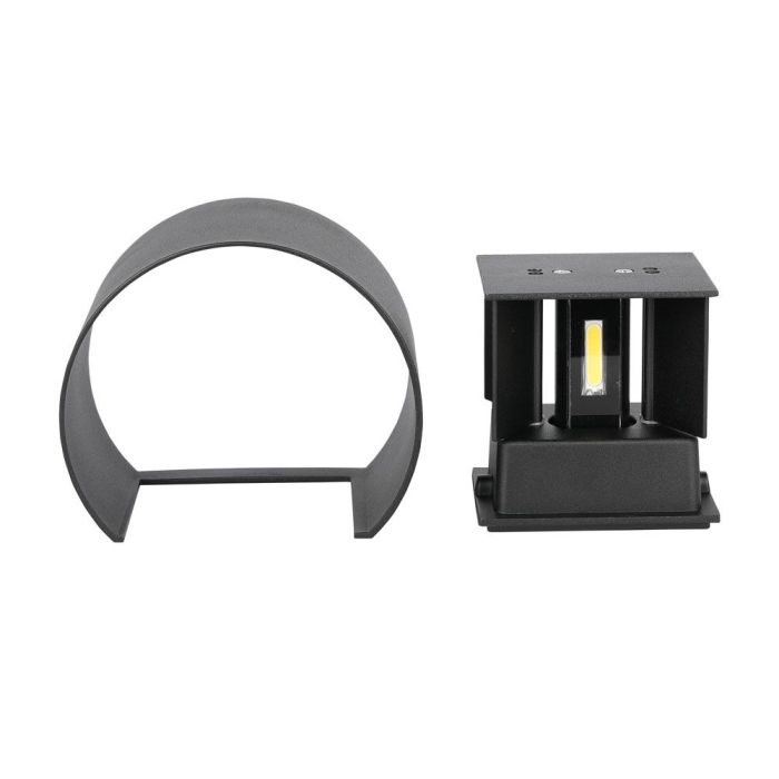 Aplique LED Redondo V-TAC - Bridgelux - IP65 Estanco - Negro - 5W - 700 Lumens - 3000K-extra-5.webp
