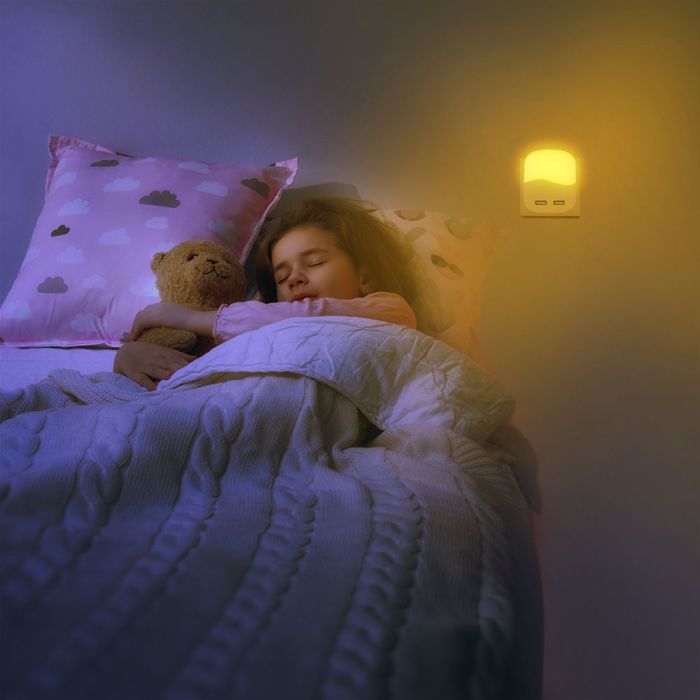 V-TAC Aplique LED Cuadrado - Samsung - USB - Luces de noche-extra-2.webp