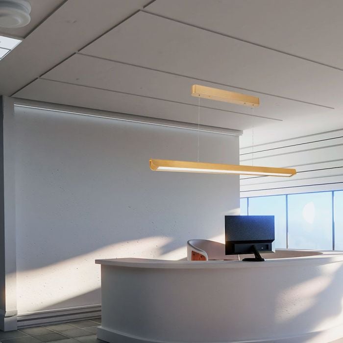 V-TAC LED Luz Lineal - Samsung - IP20 - Oro - 36W- 2880 Lumens - 3IN1-extra-2.webp