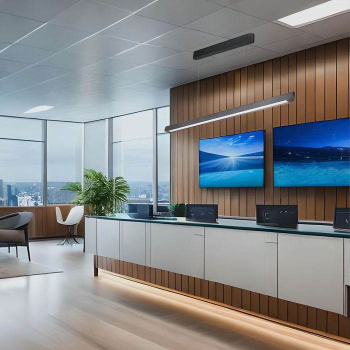 V-TAC LED Luz Lineal - Samsung - IP20 - Gris Mate - 36W- 2880 Lumens - 3IN1-extra-1.webp