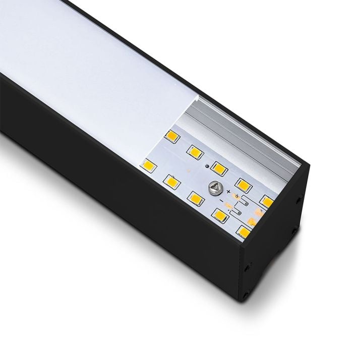 V-TAC Luminaria lineal LED colgante - Samsung - IP20 - Negro - 40W - 3270 Lumens - 6400K-extra-3.webp