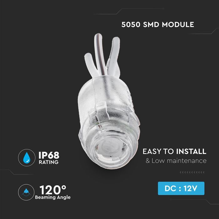 Tiras de Luz LED V-TAC - Módulos - IP68 Impermeable - Código de Color: Verde - 0.24W- 20 Lumens-extra-4.webp