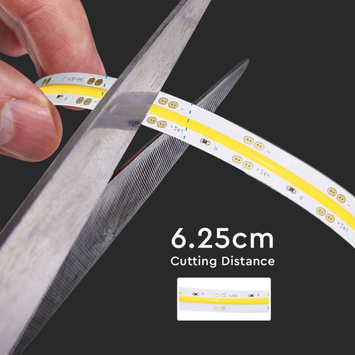 Tira de luz LED COB V-TAC - IP20 - 4000K - Precio/1m (5m Rollo)-extra-7.webp