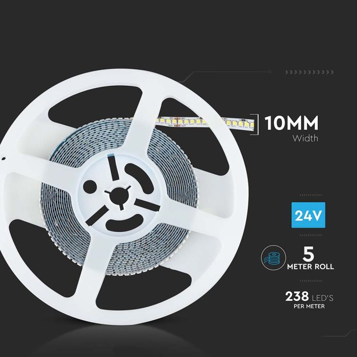 V-TAC Tira de Luz LED - 135lm/w - IP20 - 6500K - Precio/1m (5m Rollo)-extra-9.webp