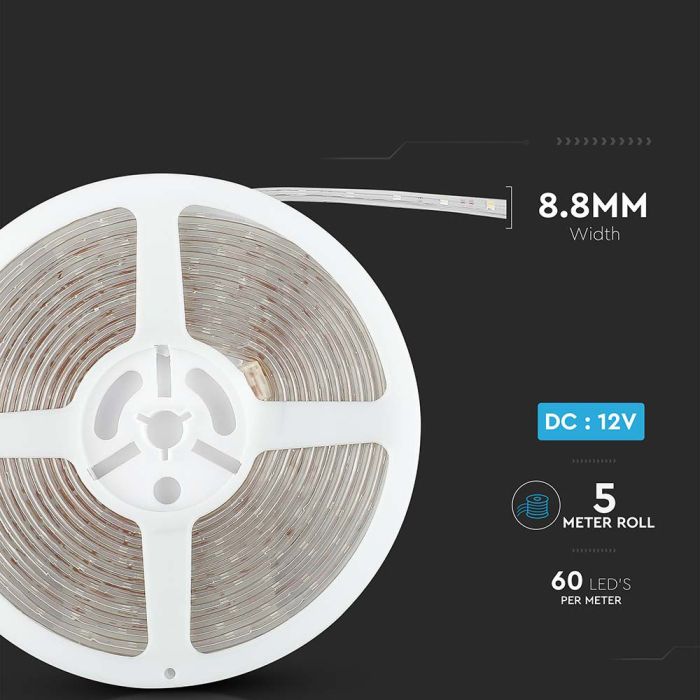 V-TAC Tira de Luz LED - IP65 Impermeable - Código de Color: Azul - Precio/1m (5m Rollo)-extra-9.webp