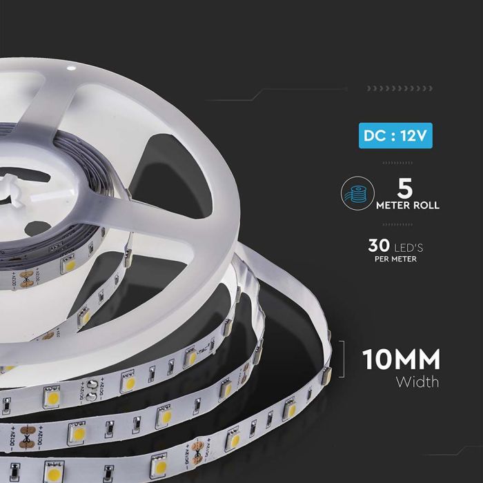 V-TAC Tira de Luz LED - IP20 - 6500K - Precio/1m (5m Rollo)-extra-8.webp