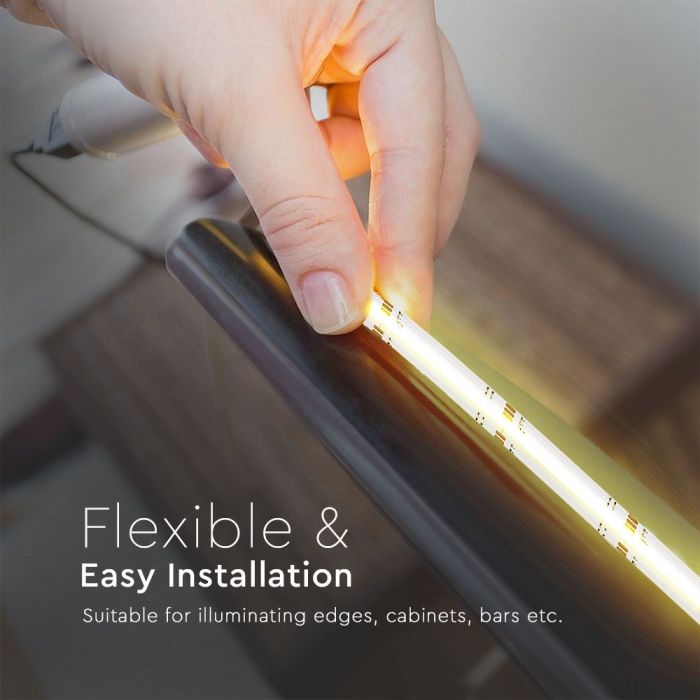 Tira de luz LED COB V-TAC - IP20 - RGB - Precio/1m (5m Rollo)-extra-5.webp