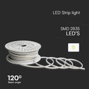 Tira de luz LED V-TAC - 220V - IP65 Impermeable - 4000K - Rollo de 50m-extra-4.webp