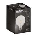Bombilla LED V-TAC - G125 Globo - Soporte E27 - IP20 - Transparente - 6W- 600 Lumens - 3000K-extra-6.webp