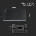 Tiras de luz LED V-TAC - Accesorios - Fuente de alimentación de plástico - IP44 - Negro - 60W-extra-1.webp