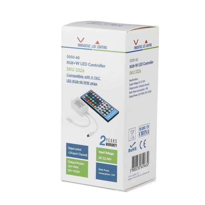 Tiras de luz LED V-TAC - Accesorios - RGB + W - Controladores - IP20-extra-7.webp