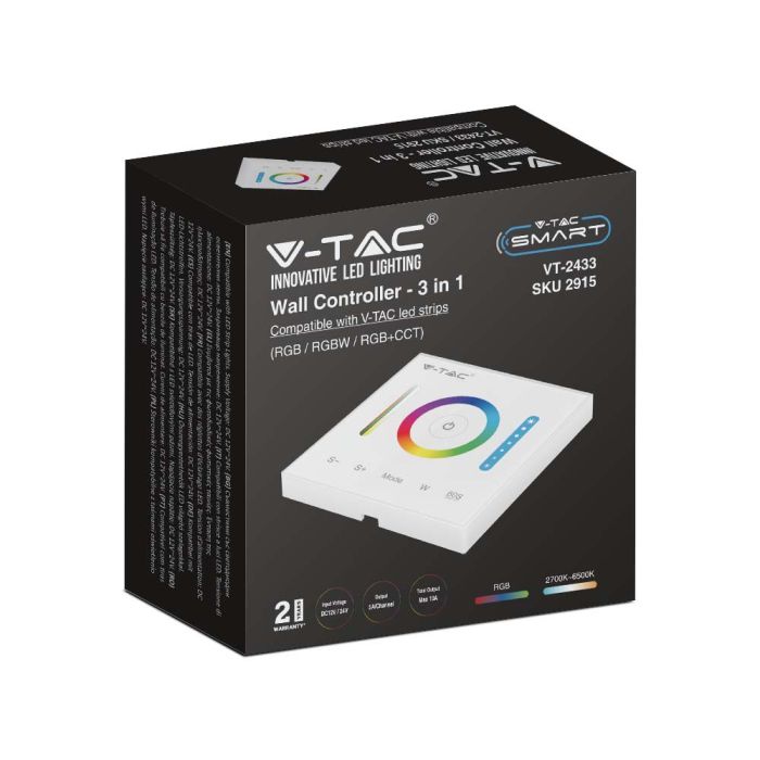 Tiras de luz LED V-TAC - Accesorios - Controlador 3IN1 - Blanco-extra-6.webp