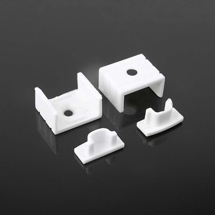 Tiras de luz LED V-TAC - Kit de montaje - IP20 - Plata-extra-2.webp