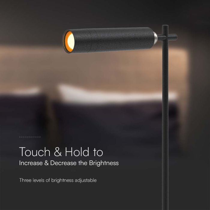 V-TAC Lámpara de Sobremesa Recargable - IP20 - Negra - 3W - 300 Lumens - 4000K-extra-5.webp