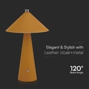 V-TAC Lámpara de Sobremesa Recargable - IP20 - Amarillo - 3W - 240 Lumens - 3IN1-extra-4.webp