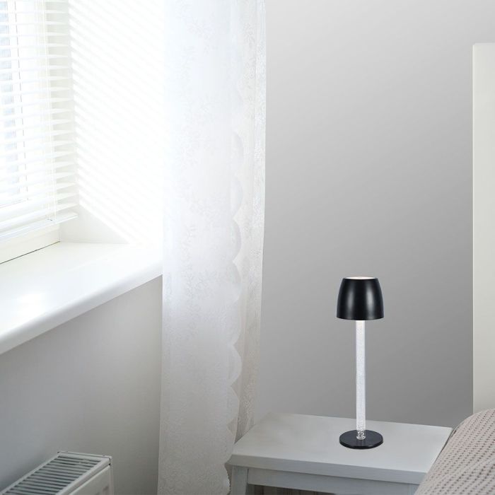 V-TAC Lámpara de Sobremesa Recargable - IP20 - Negra - 3W - 310 Lumens - 3000K-extra-3.webp