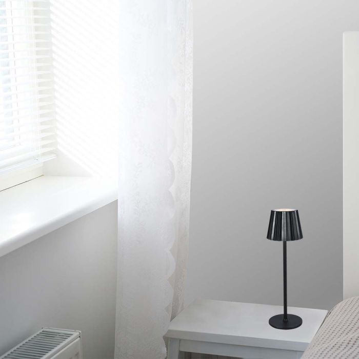 V-TAC Lámpara de Sobremesa Recargable - IP20 - Cuerpo Negro - 1.5W- 150 Lumens - 3IN1-extra-2.webp