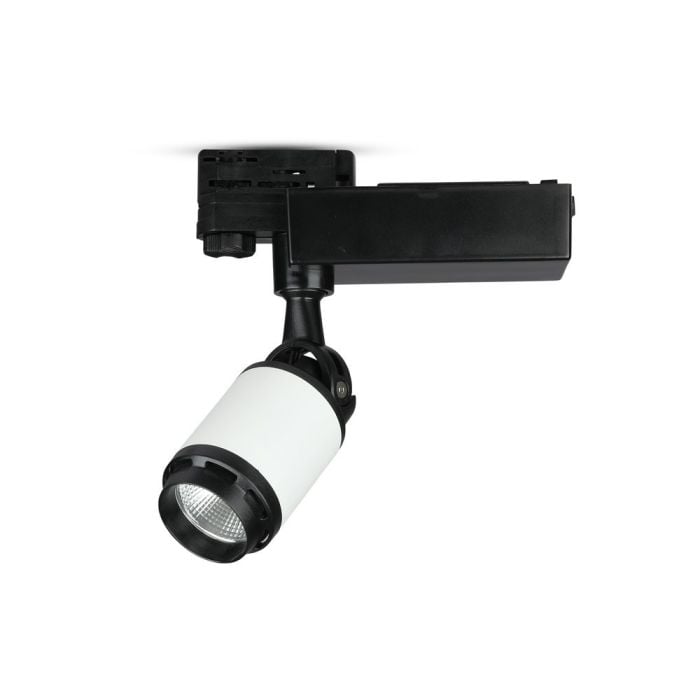 V-TAC LED Foco de carril - IP20 - Negro + Blanco - 10W - 800 Lumens - 6000K-extra-7.webp