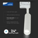 V-TAC LED Slim Foco de carril - Samsung - IP20 - Blanco - 7W- 490 Lumens - 5000K-extra-3.webp