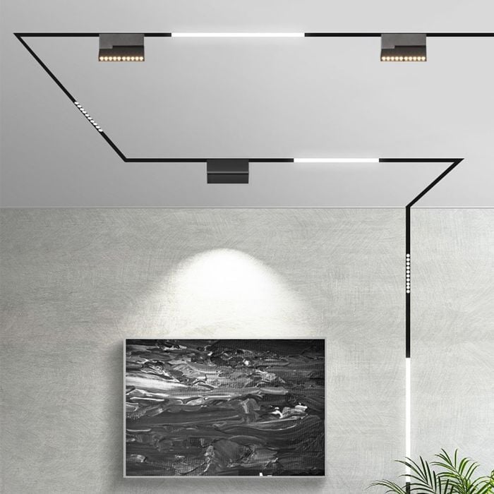 V-TAC LED Foco de carril magnético - Luz Lineal - IP20 - 20W - 1200 Lumens - 4000K-extra-1.webp