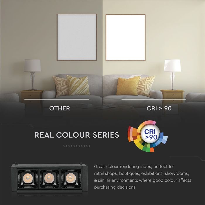 Carril Magnético LED - Proyector Lineal - IP20 - 3W - 240 Lumens - 3000K-extra-5.webp