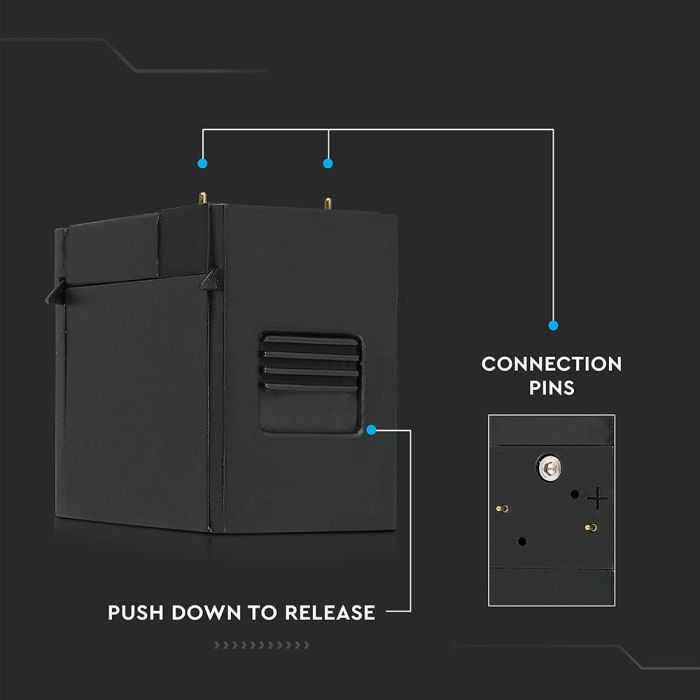 Carril Magnético LED - Proyector Lineal - IP20 - 3W - 240 Lumens - 3000K-extra-7.webp