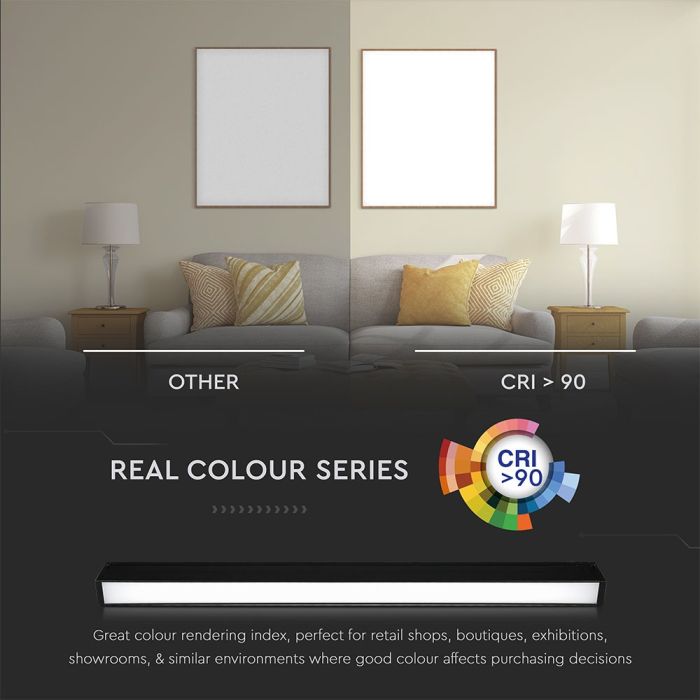 V-TAC LED luminaria magnética - Luz Lineal - IP20 - 20W - 1600 Lumens - 3000K-extra-6.webp