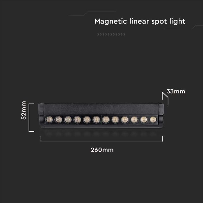 Carril Magnético LED - IP20 - 12W - 1300 Lumens - 3000K-extra-3.webp