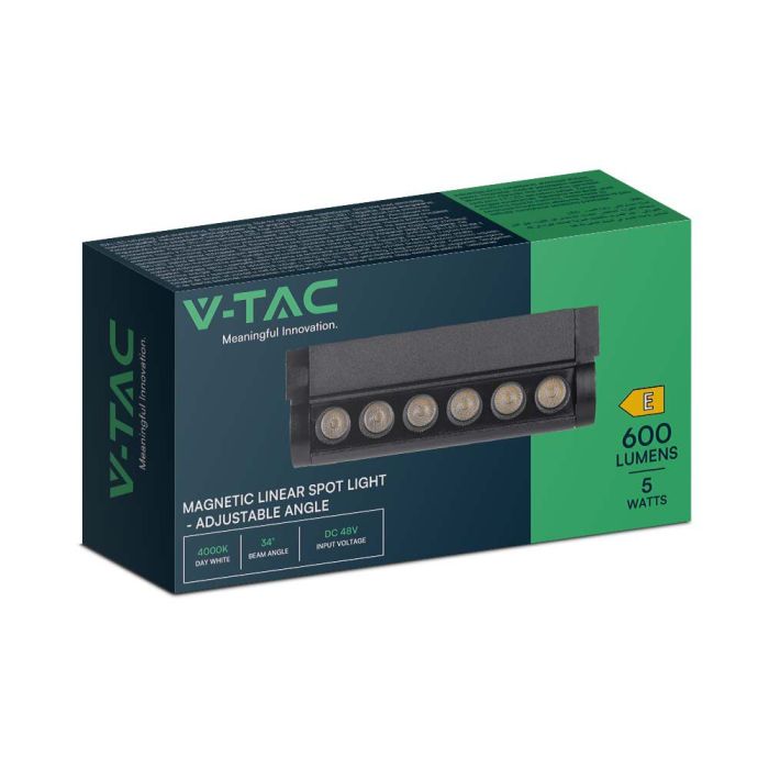 Carril Magnético LED - IP20 - 5W- 600 Lumens - 6400K-extra-10.webp