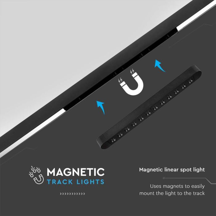 Carril Magnético LED - IP20 - 12W - 1100 Lumens - 6400K-extra-4.webp