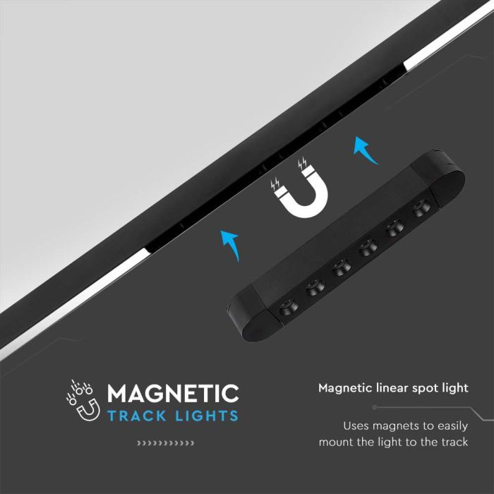 Carril Magnético LED - IP20 - 5W- 550 Lumens - 6400K-extra-4.webp