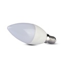Bombilla LED V-TAC - Vela - Soporte E14 - IP20 - 4.5W- 470 Lumens - 6500K-extra-6.webp