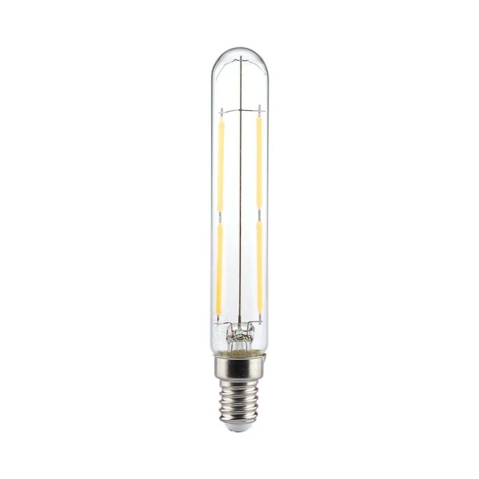 Bombilla LED V-TAC - Soporte T20 E14 - IP20 - Transparente - 4W - 400 Lumens - 6500K