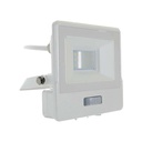 Proyector LED V-TAC - Samsung - Sensor PIR - Impermeable IP65 - Blanco - 10W - 735 Lúmenes - 4000K