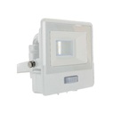 Proyector LED V-TAC - Samsung - Sensor PIR - Impermeable IP65 - Blanco - 10W - 735 Lúmenes - 6500K