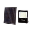 Proyector Solar V-TAC - IP65 Impermeable - Cuerpo Negro - 2400 Lumens - 6400K