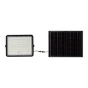 Proyector Solar V-TAC - IP65 Impermeable - Negro - 20W - 1800 Lumens - 4000K