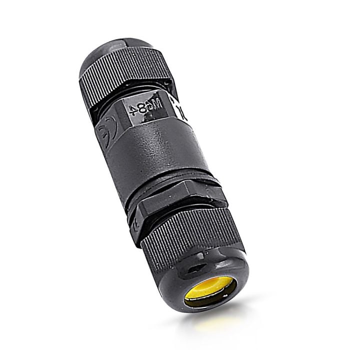 Conector LED V-TAC - Bloque de terminales - Impermeable IP68 - Negro